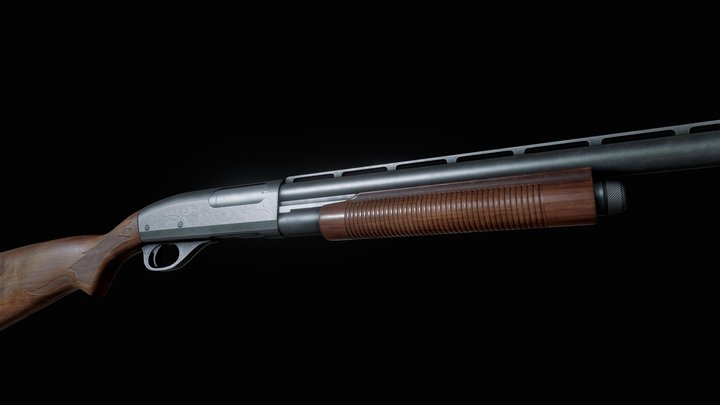FPS Shotgun 3D Model