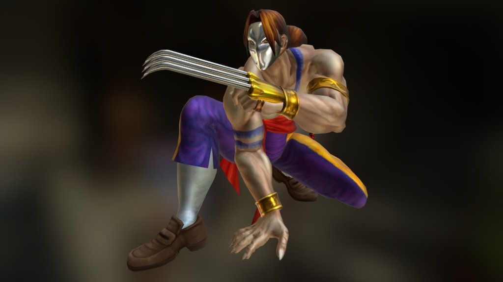 Vega street fighter 3D model 3D printable