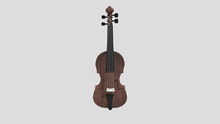 violin final 3D Model