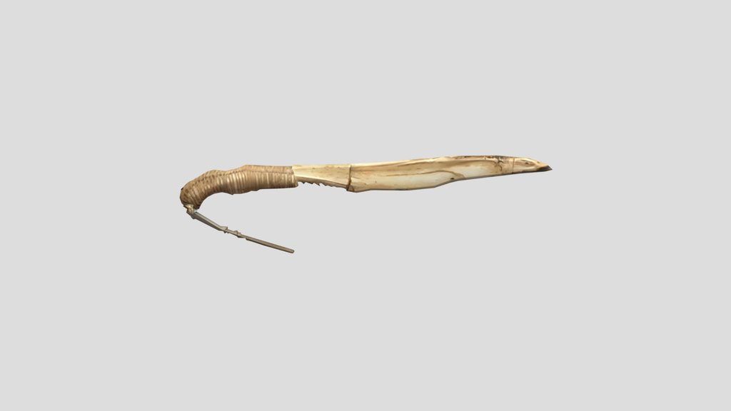 Papuan dagger made from kasuri bone