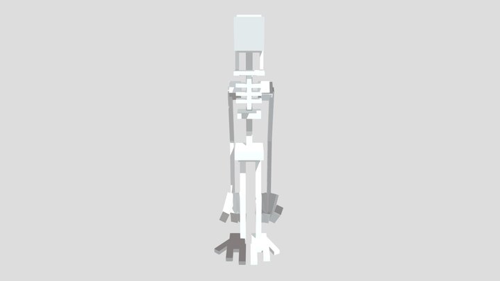 SCP-096 minecraft 3D Model