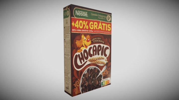 Nestle Chocapic cereals 3D Model