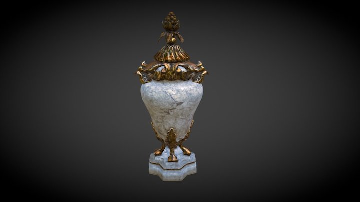 Rococo Vase 3D Model