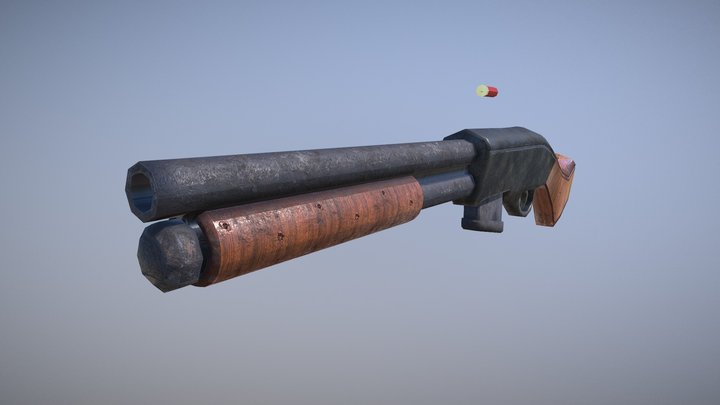 Shotgun 3D Model