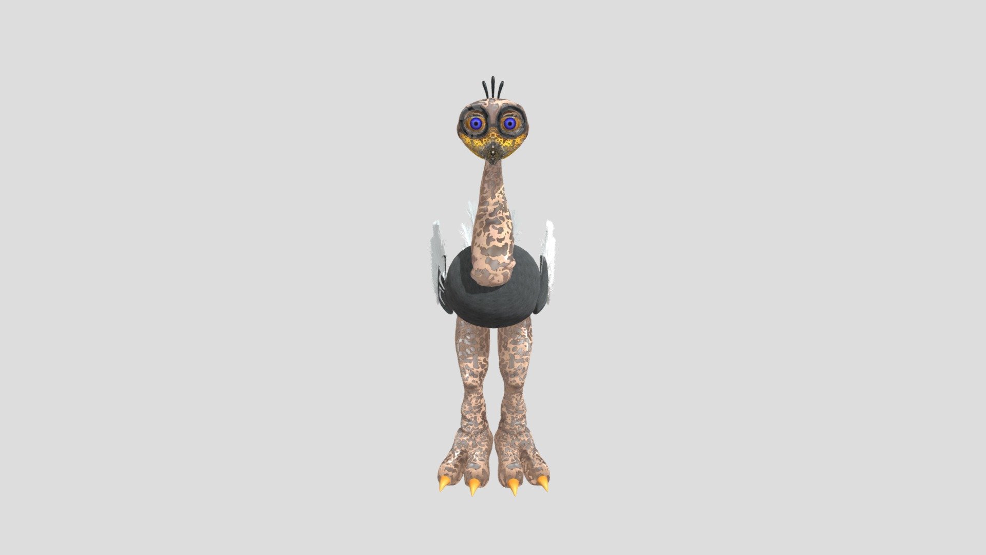 Ozzie Ostrich By DOM Studio