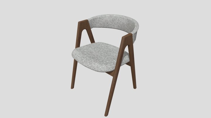 Стулья из массива дерева для кухни и дома – Free 3D Model STL