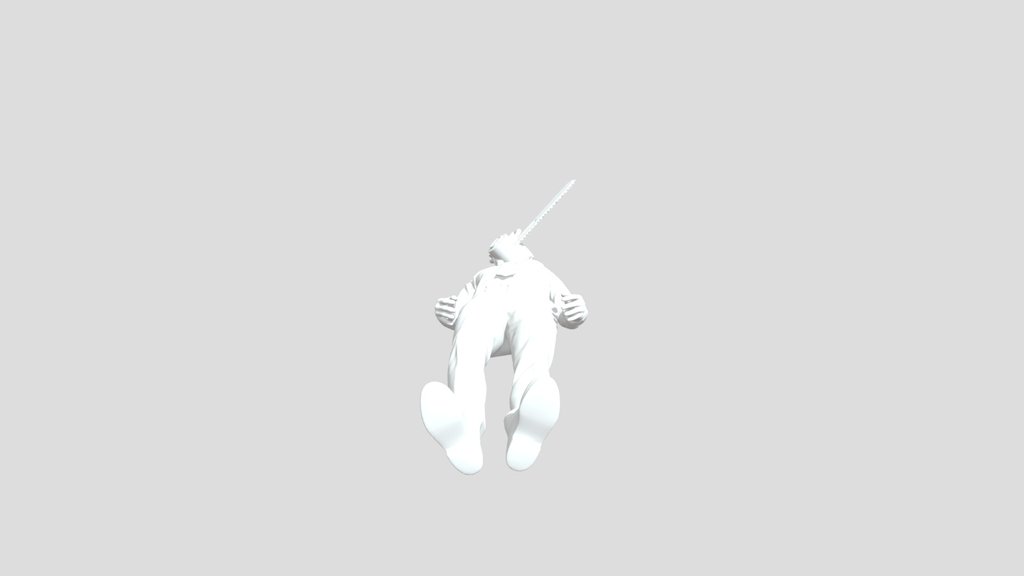Chainsaw Head Salaryman Horror Figure STL |…