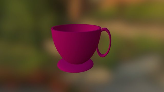 Tea Cup 3D Model