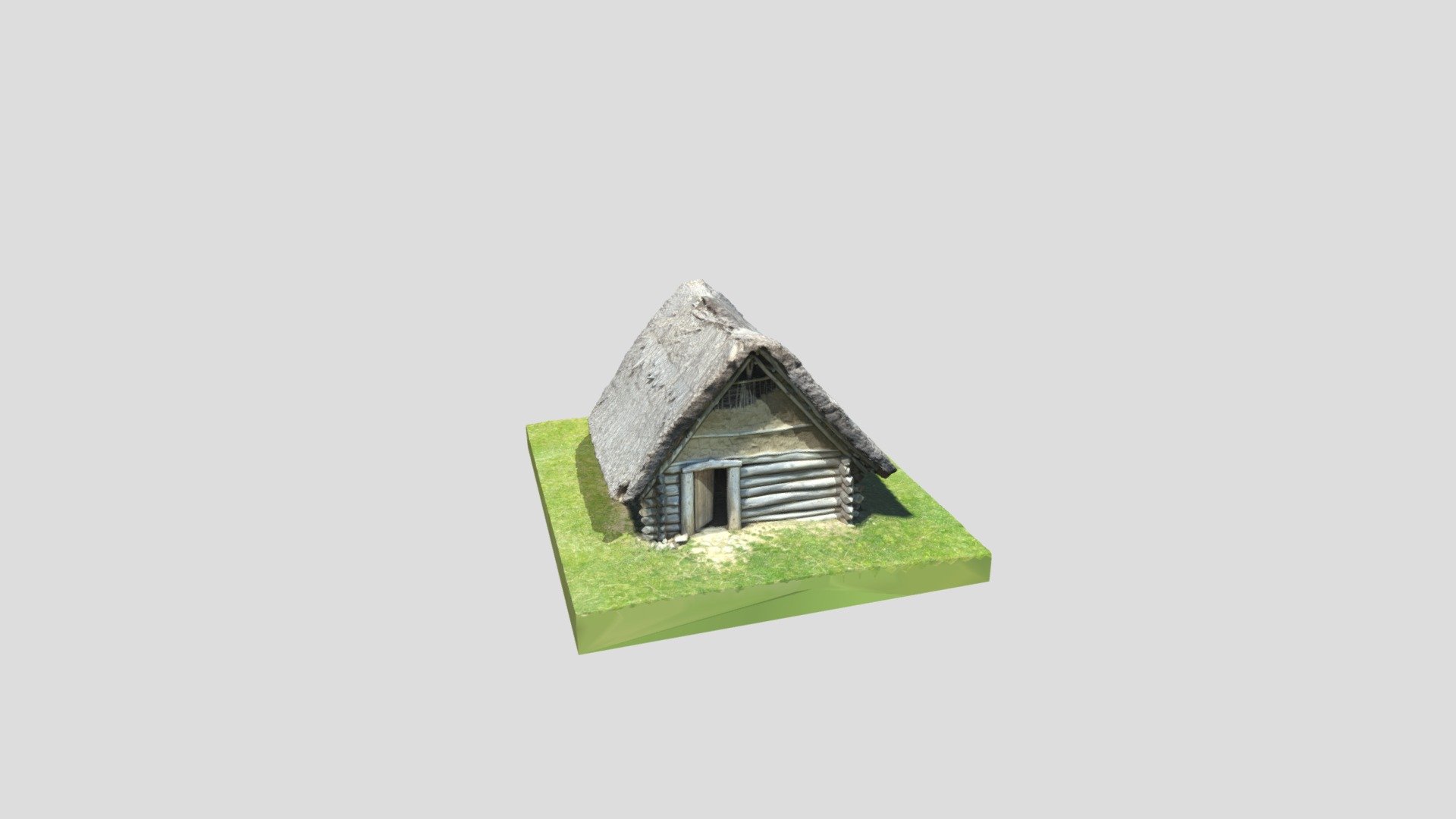 Archeoskanzen - Nižná Myšľa - obydlie