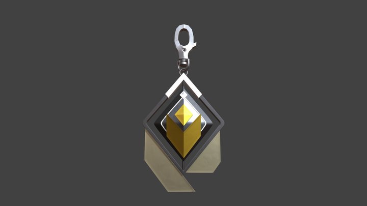 Radiant Keychain 3D Model
