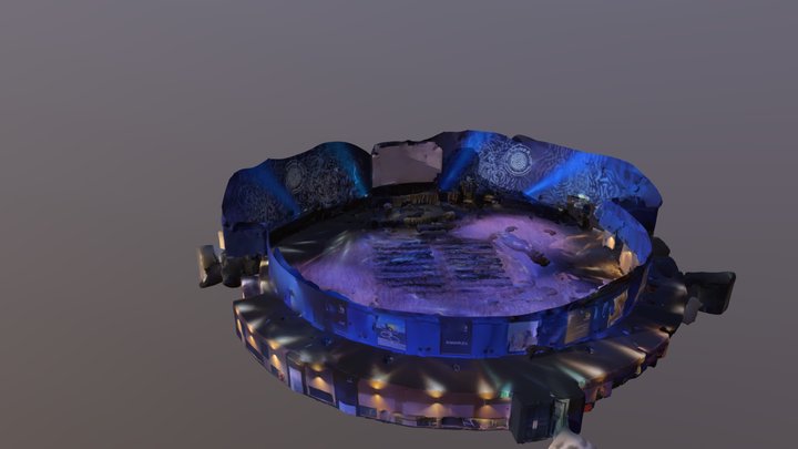 Mansion House - Round Room 3D Model