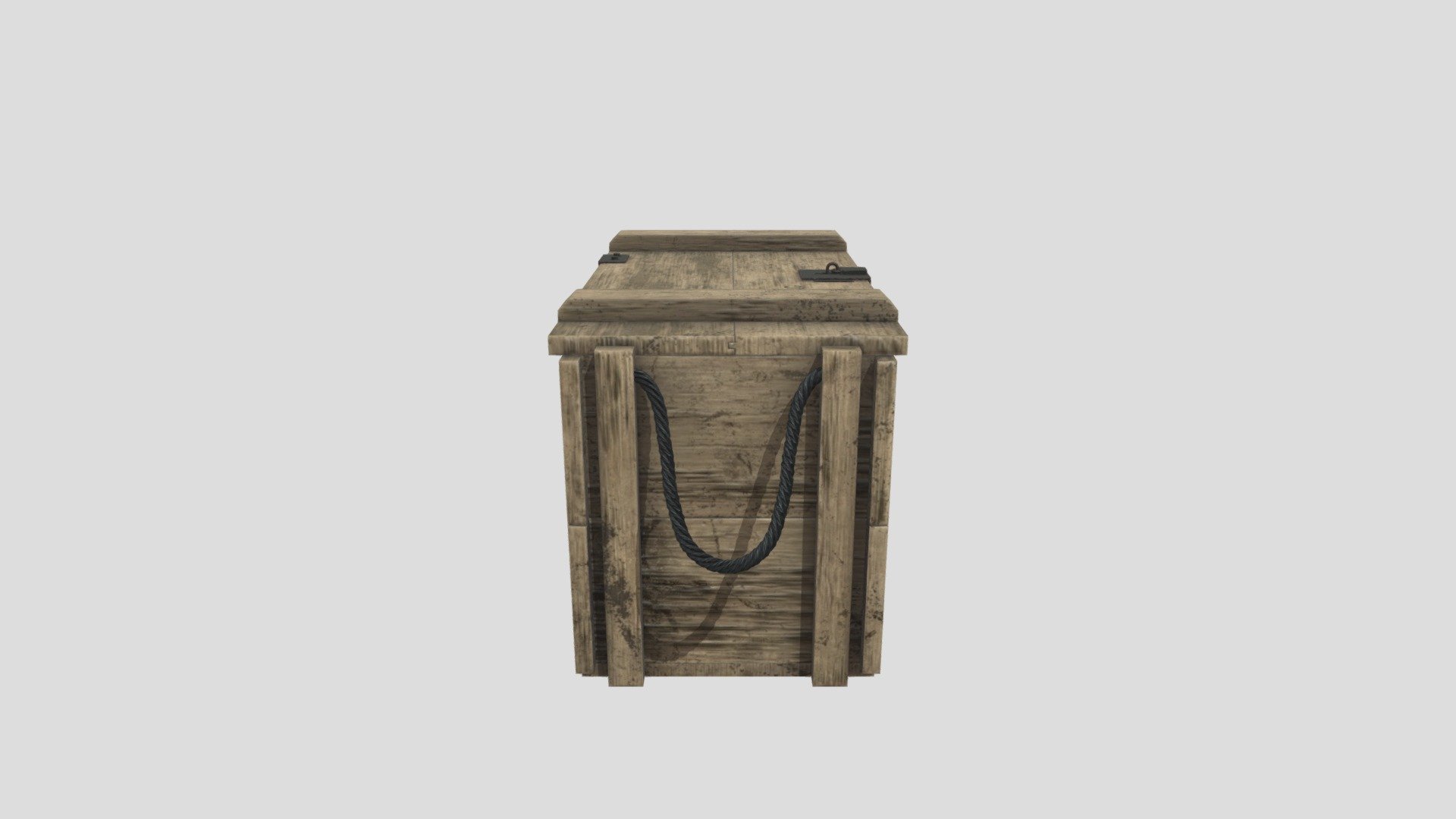 Wood Military Box(Game-model)