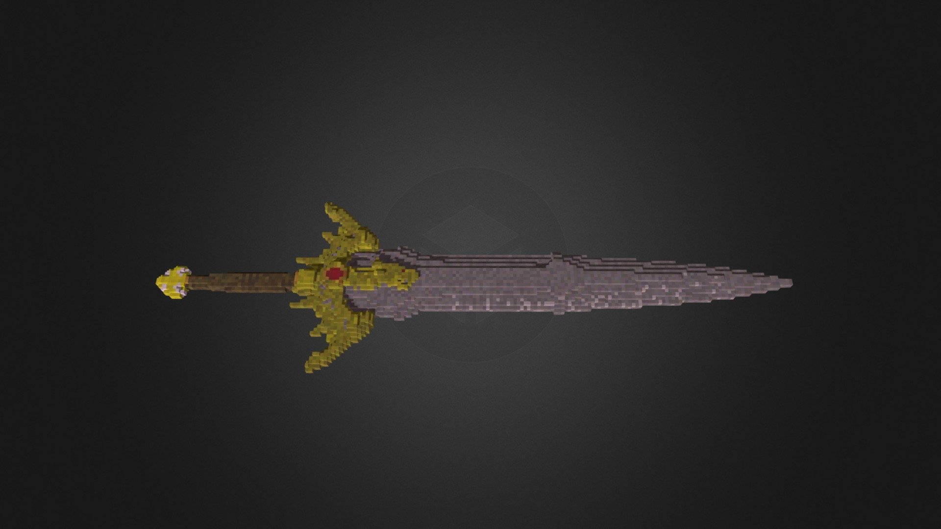 Dragonic Sword - Epée Draconic : Idralwel - 3D model by Toryar ...