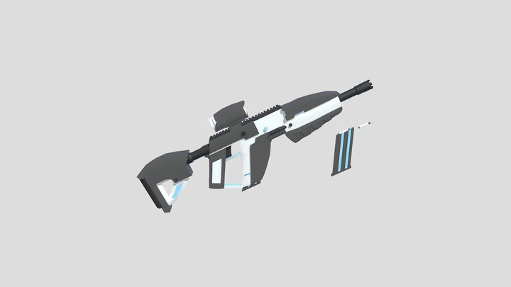 FORTNITE | Assault Rifle - XR15 3D Model