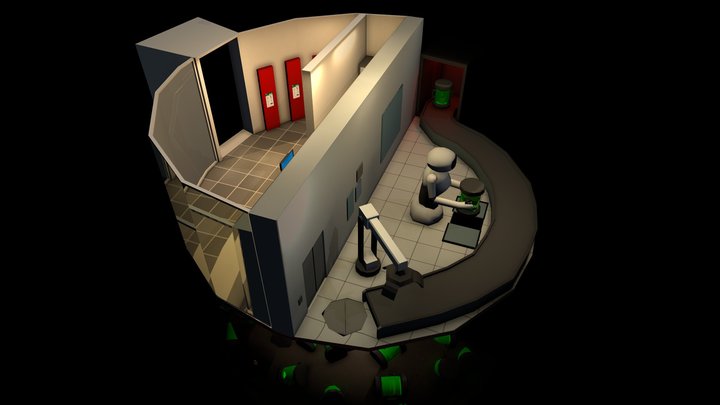 Baby Factory 3D Model