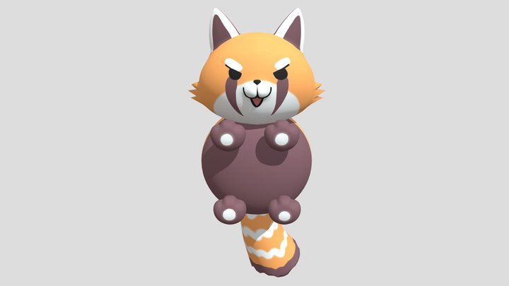 Rocket! Komachi Panko's Red Panda! 3D Model