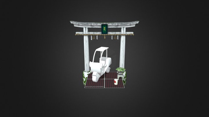 5 simple props: Kyoto 3D Model