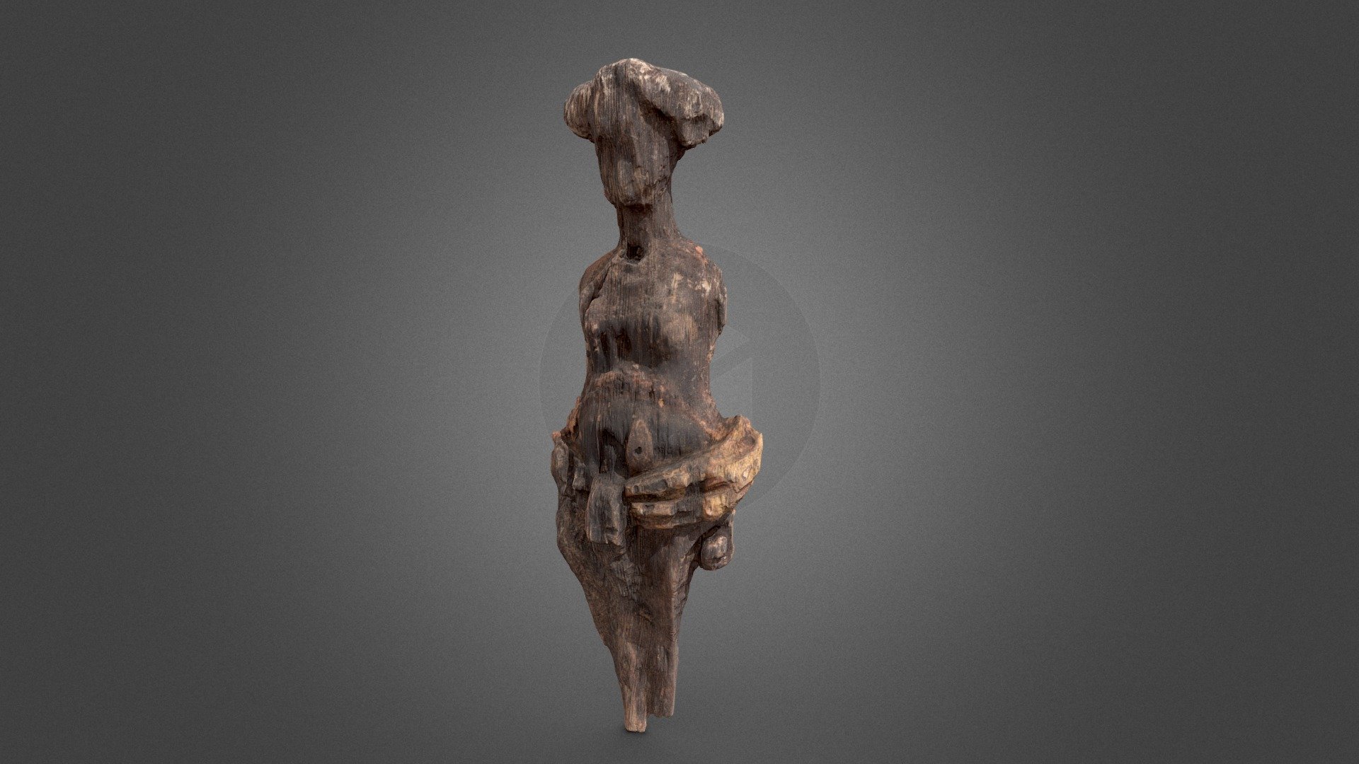 Laivan koristeosa, Female Figurine (H68057:190)