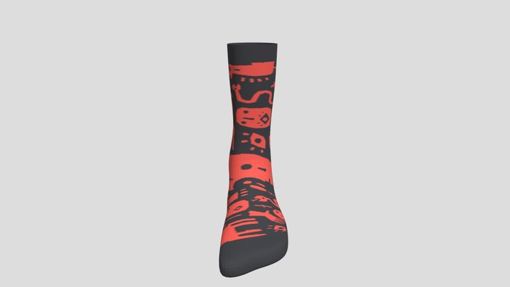 Sock Jamel 05 3D Model