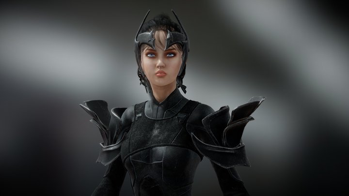 WARRIOR WOMAN FREE MODEL 3D BY Oscar Creativo – Gratis 3D-model STL