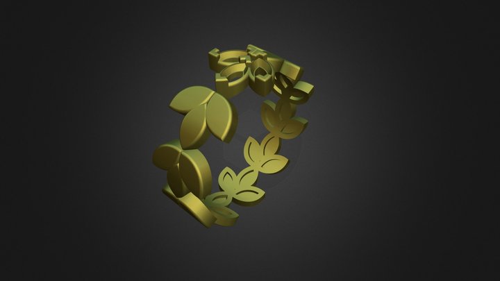 Ring Navete 3D Model