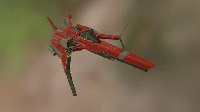 SpaceShip 3D Model