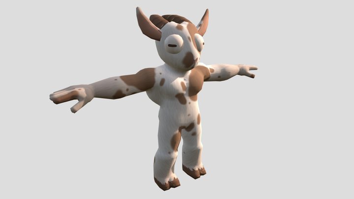 Goat Man 3D Model