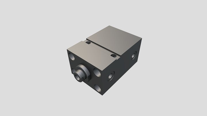 Hydraulic cylinder RP / MP / RQ 3D Model