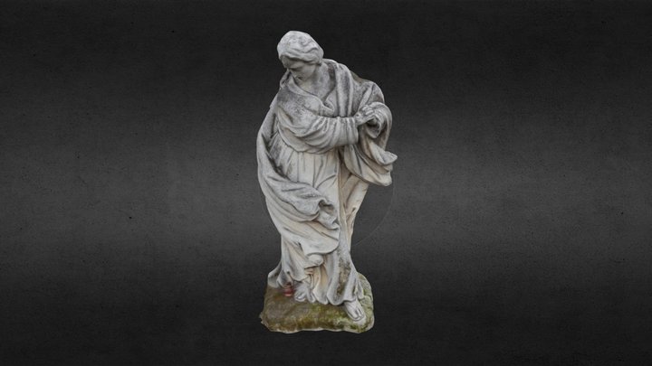 Lady Statue - Esztergom 3D Model