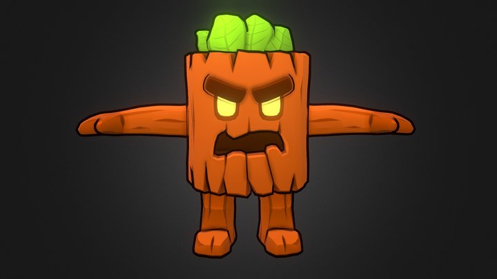 Jungle Creatures Rootgrump | Animated 3D Model