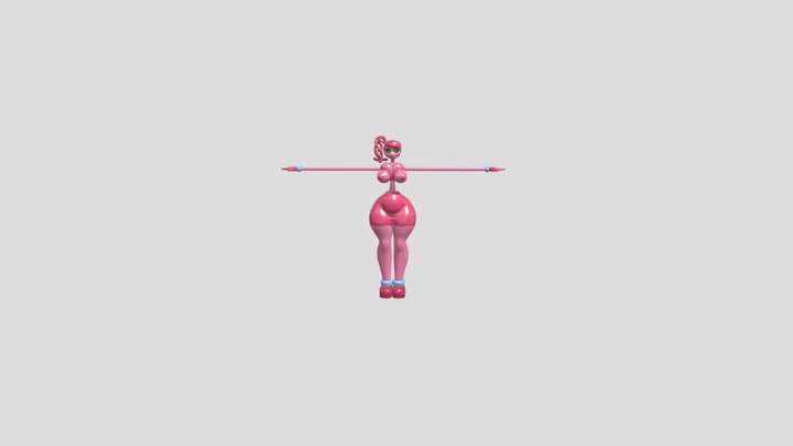 Octal mommy long legs 3D Model