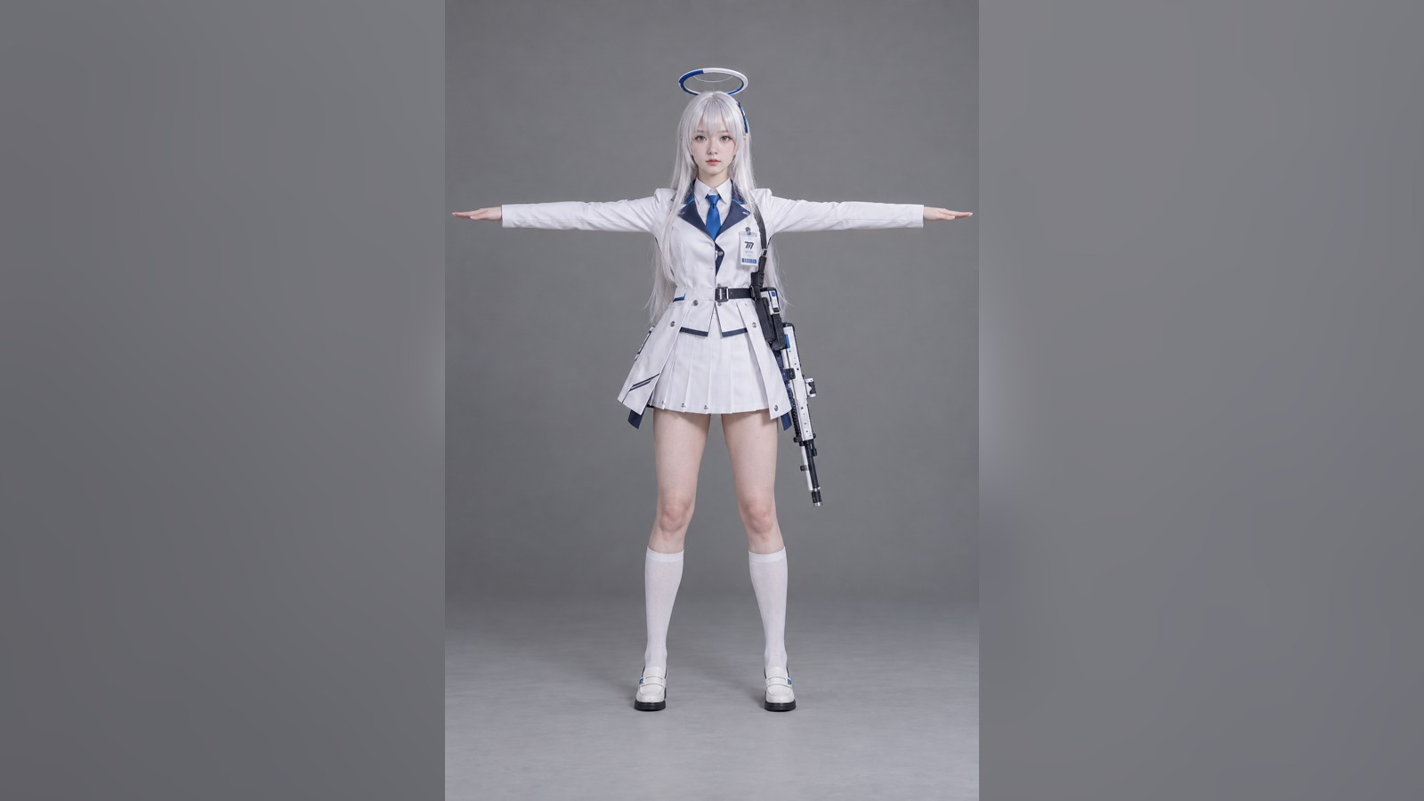 Ushio Noa (Blue Archive) Realistic 3D Model - Download Free 3D model by ...