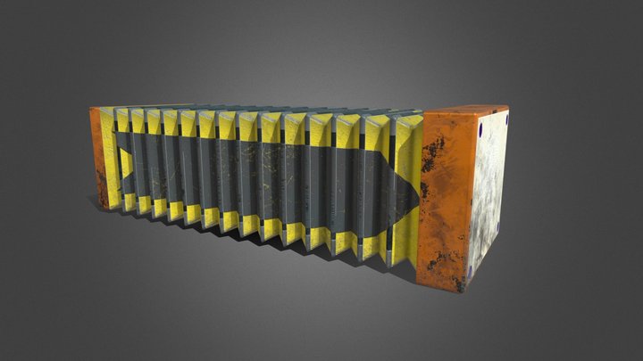Big Accordion 3D Model