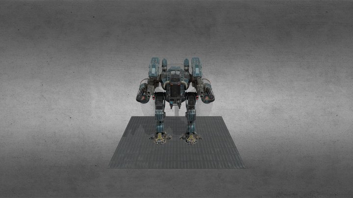 Combat robot 3D Model