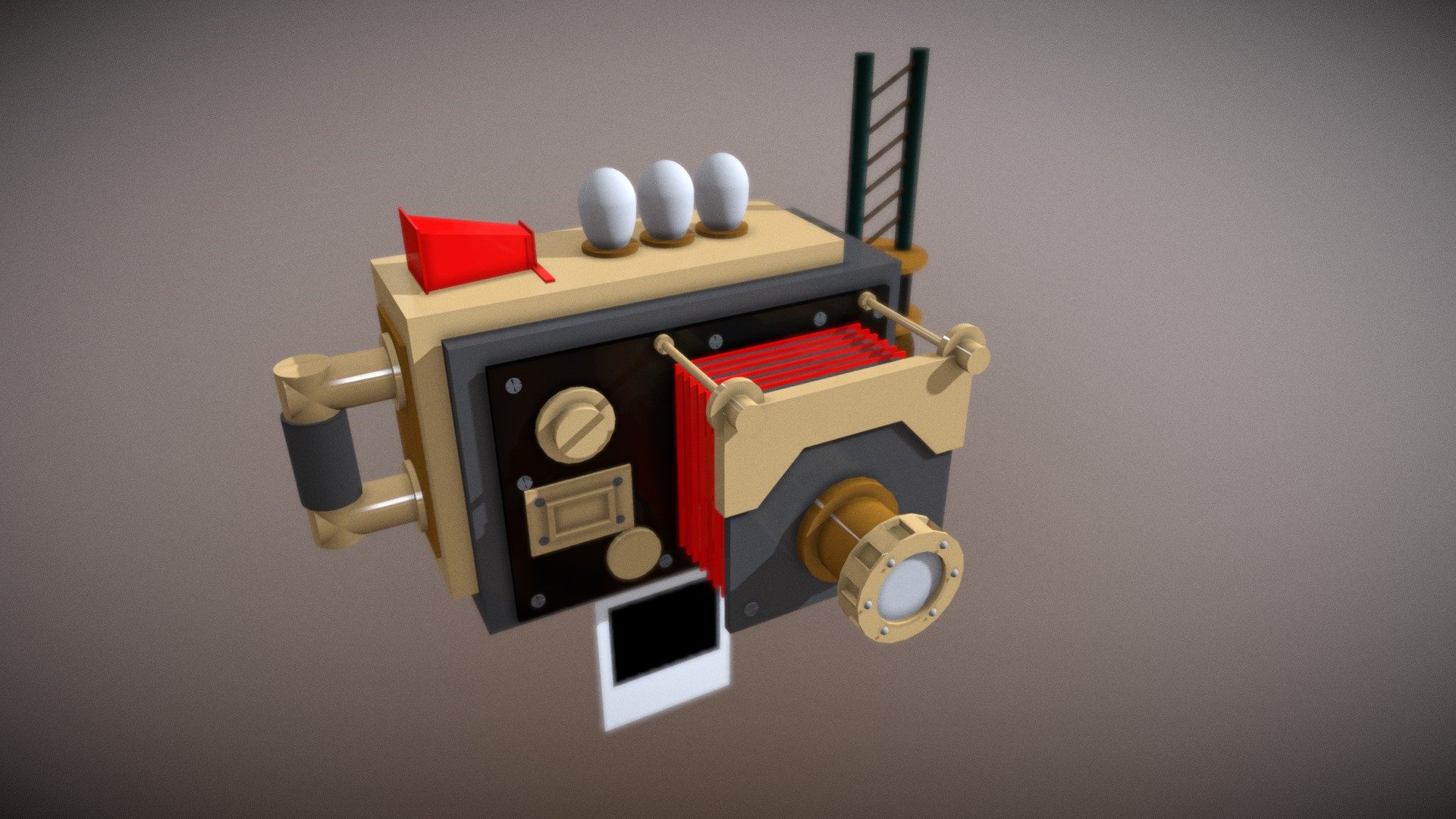 Steampunk Old Camera
