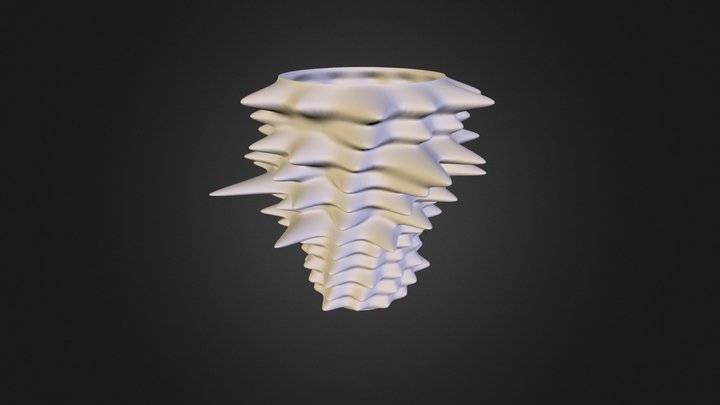Ferrofluid Vase 3D Model