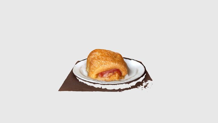 Breakfast Pastry 3D Model