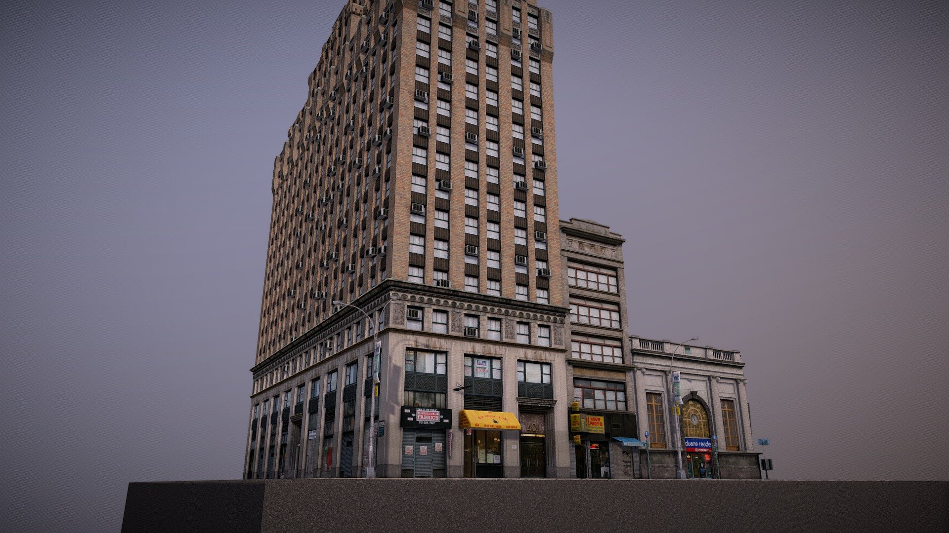 Manhattan City Block: 401 Broadway St. - 3D model by Taemoor (@taemee ...