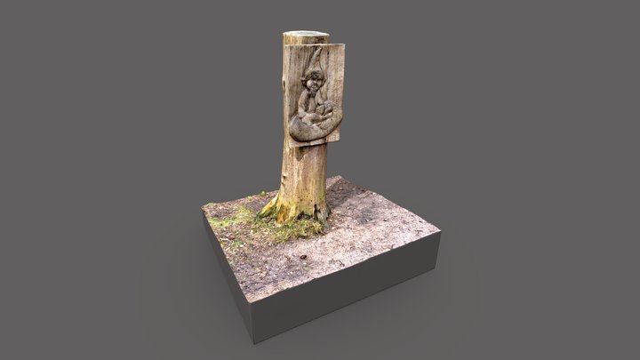 Forest Pixie carving 3D Model