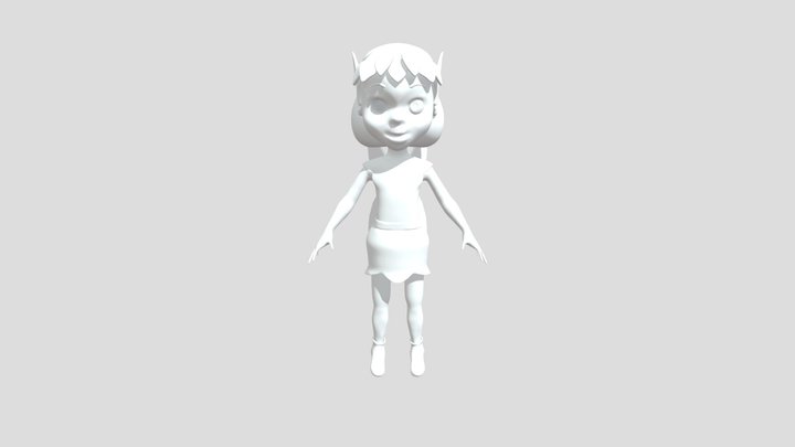 Walking Character 3D Model