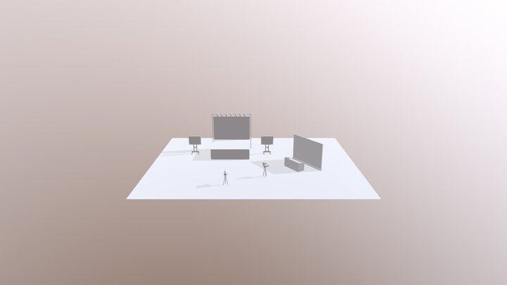 Pegasus Stage Setup - Concept 3D Model