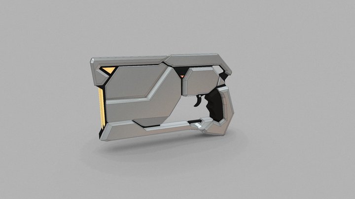 Sci-Fi Gun 3D Model
