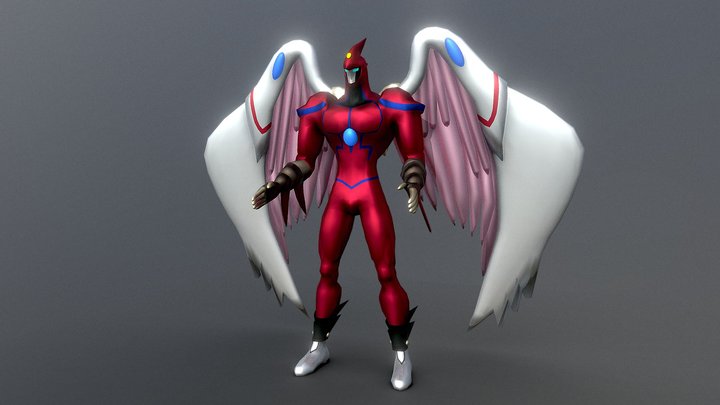 Elemental Hero Air Neos (Yugioh) 3D Model