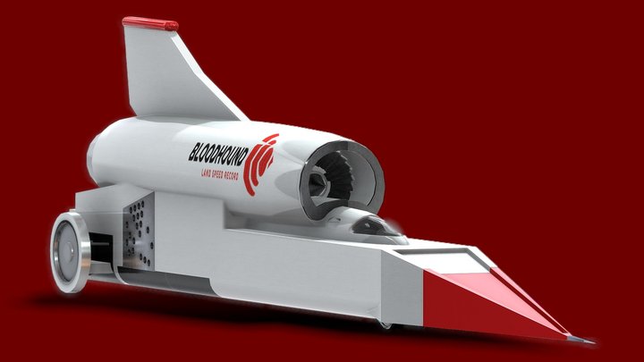 2008 Bloodhound LSR – Gratis 3D-model STL