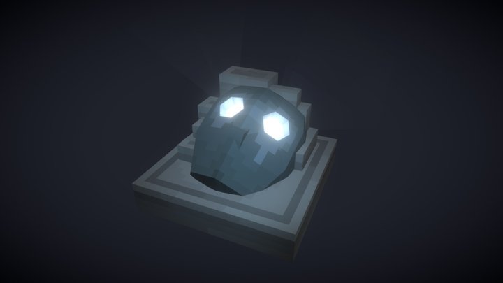 Strange Mask - Blockbench 3D Model