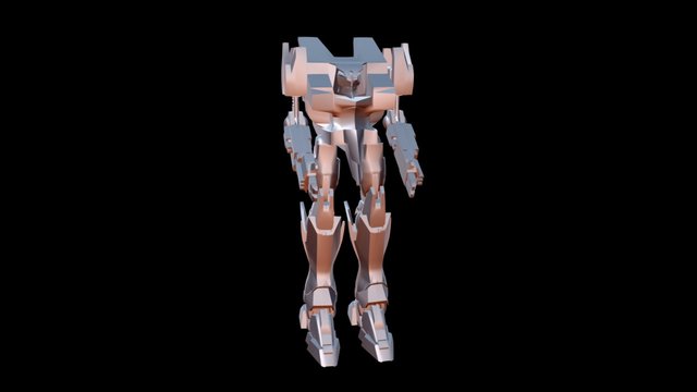 Cyborg Knight Mk1 Full Body 3D Model