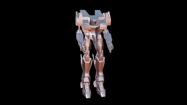 Cyborg Knight Mk1 Full Body 3D Model