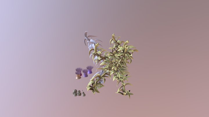 Textured stuff 3D Model