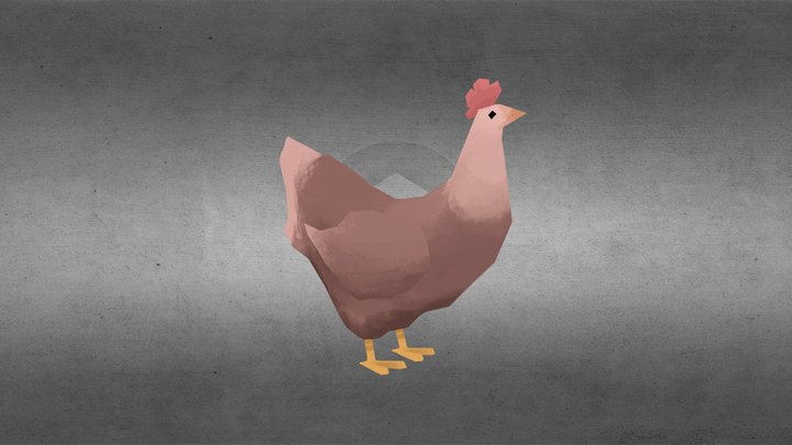 Chicken - Polvo Oscuro 3D Model