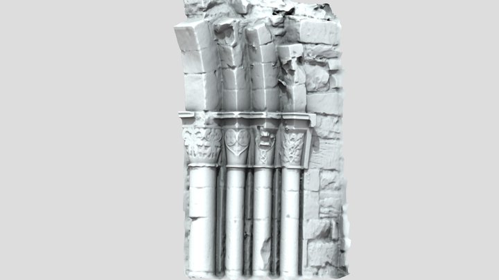 St Corbmac, Inishmaine - Chancel arch 3D Model
